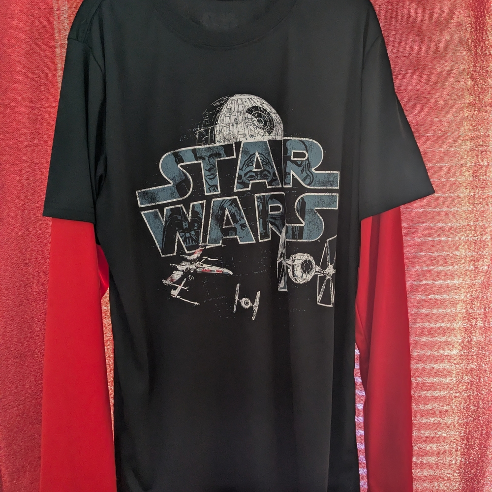 Star Wars Black and Red Long Sleeve Tee